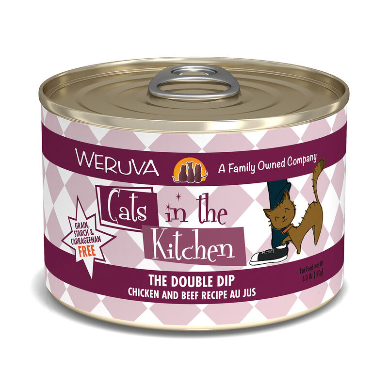 Weruva Cats In The Kitchen, The Double Dip With Chicken & Beef Au Jus Wet Cat Food