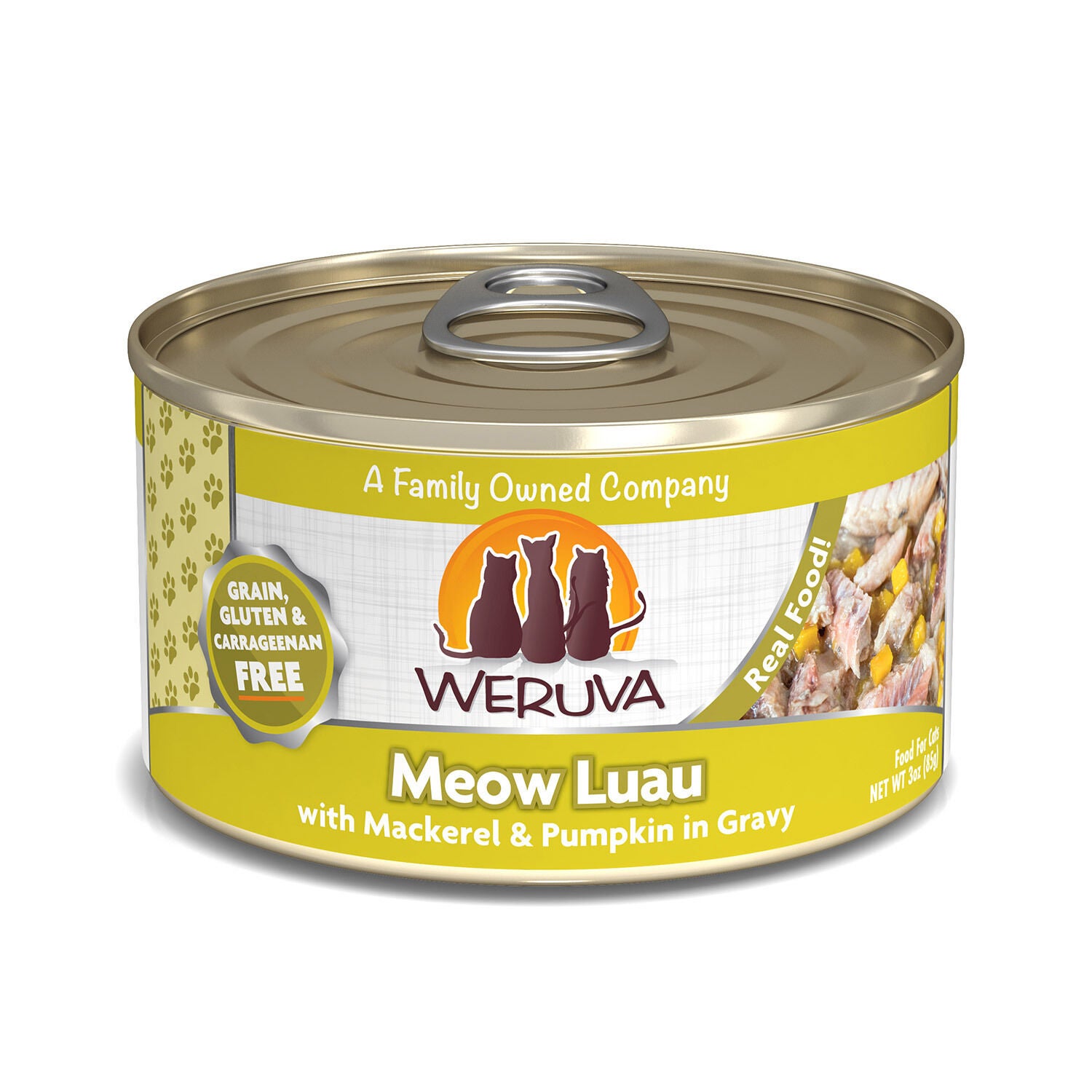 Weruva Classic Cat Food, Meow Luau With Mackerel & Pumpkin In Gravy Wet Cat Food