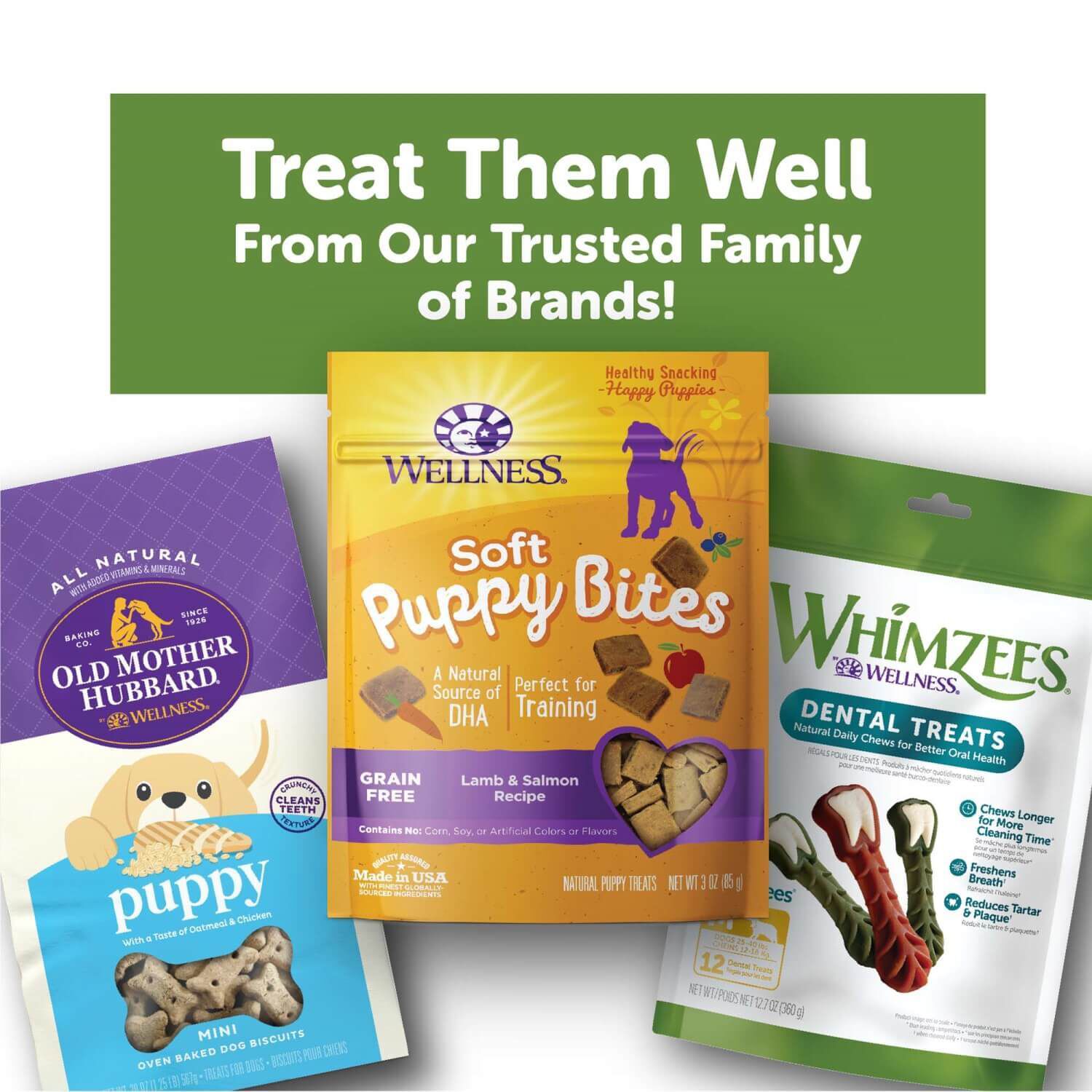 Whimzees Puppy Natural Grain Free Dental Chews For Dogs, Extra Small/Small Breed, 30 Count