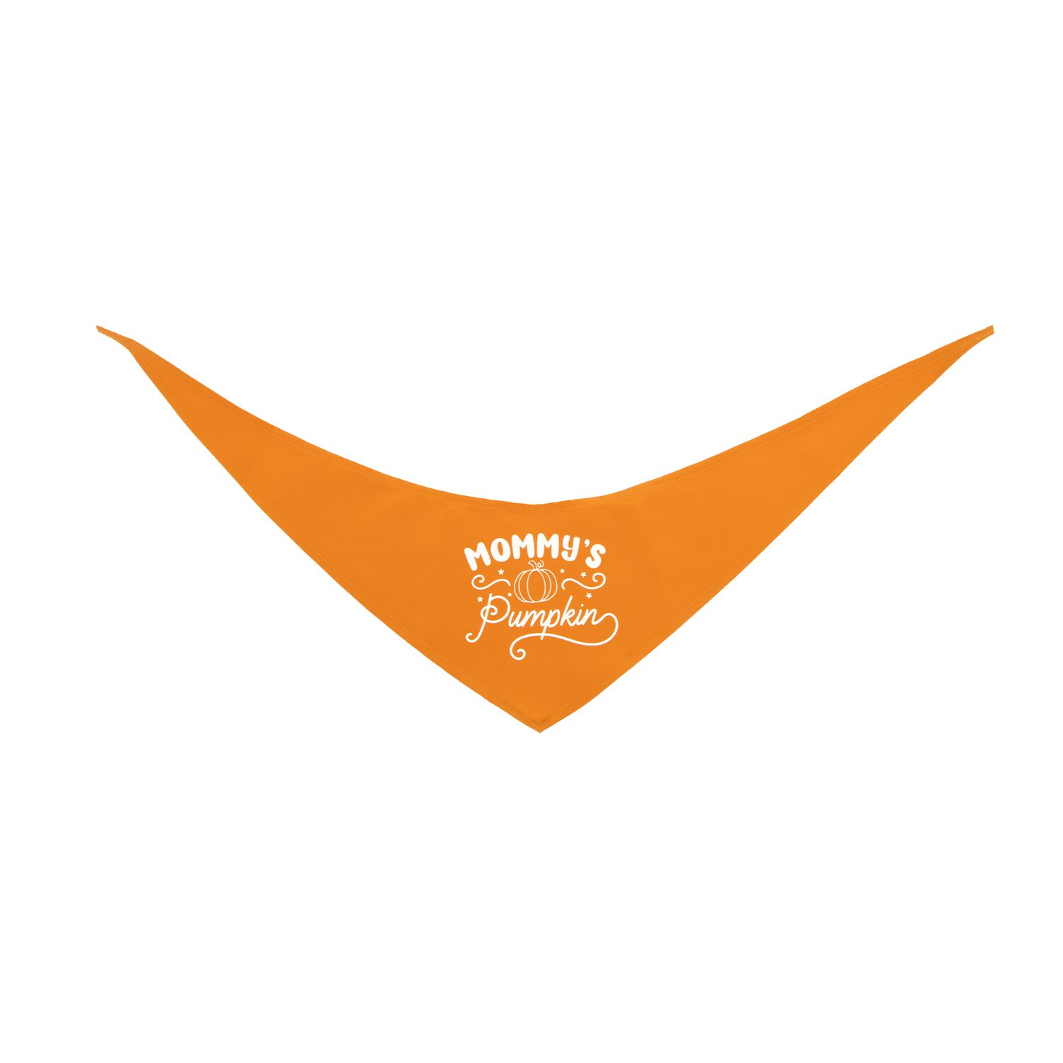 Aristopet Orange Mommy's Pumpkin Dog Bandana, Extra Small/Small