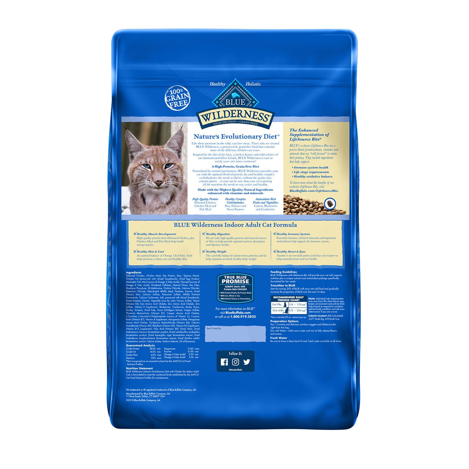 Blue buffalo indoor shop cat food ingredients