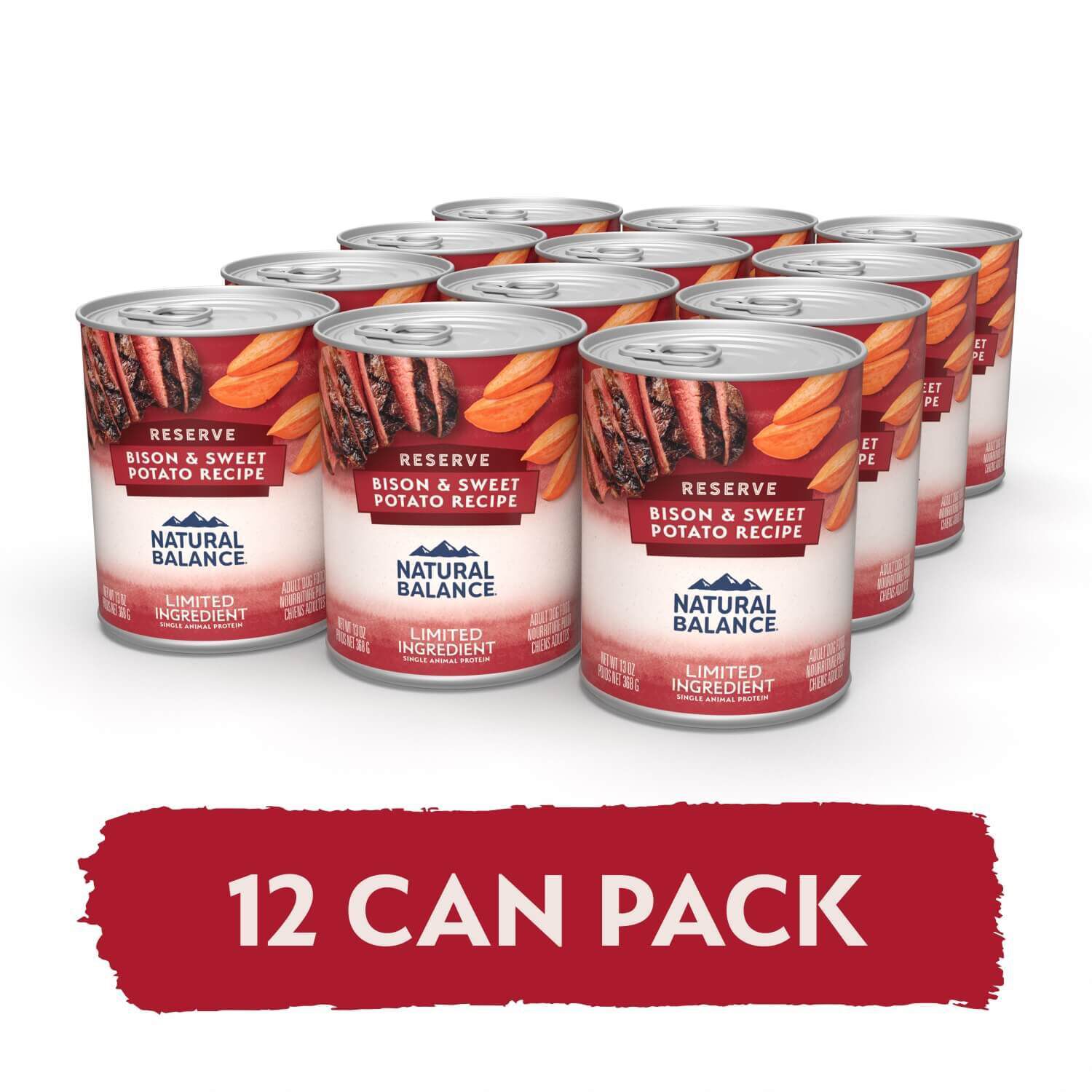 Natural Balance Limited Ingredient Bison & Sweet Potato Recipe Adult Wet Dog Food