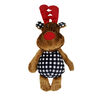 Holly Jolly Plush Reindeer Dog Toy thumbnail number 1
