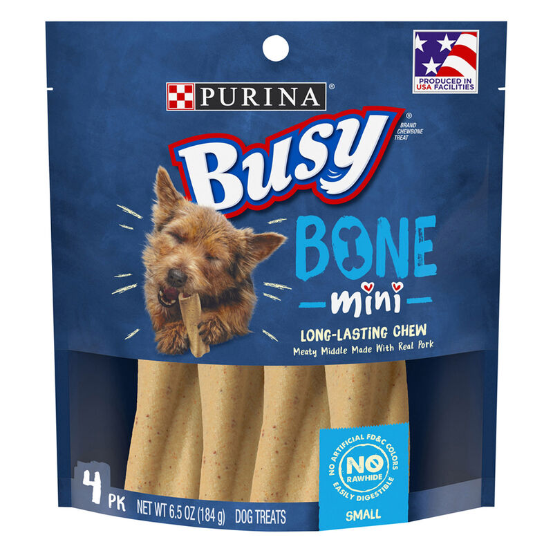 Busy Bone Mini Dog Treat image number 1