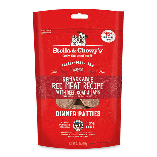 Freeze Dried Red Meat Patties Dog Food