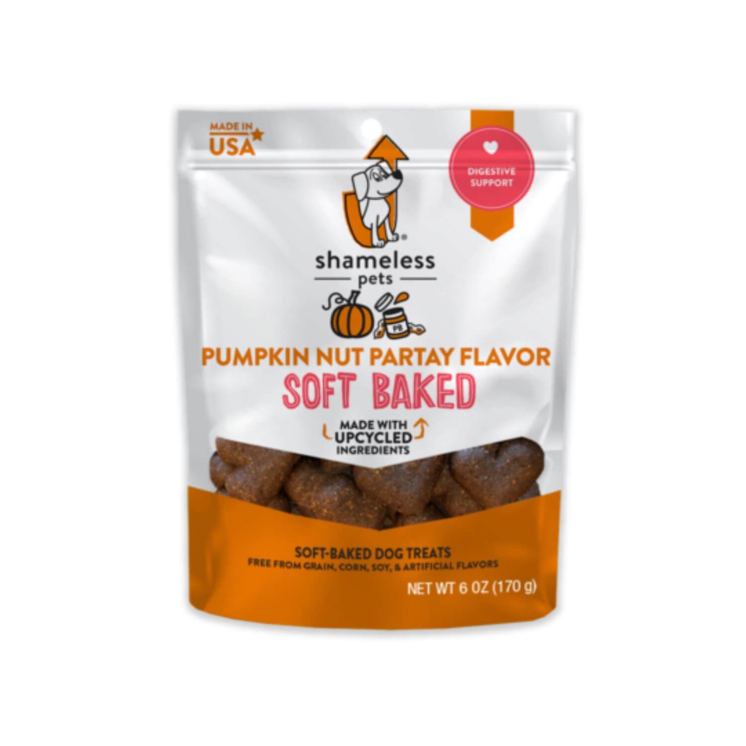 Shameless Pets Pumpkin Nut Par-Tay Soft-Baked Dog Biscuits