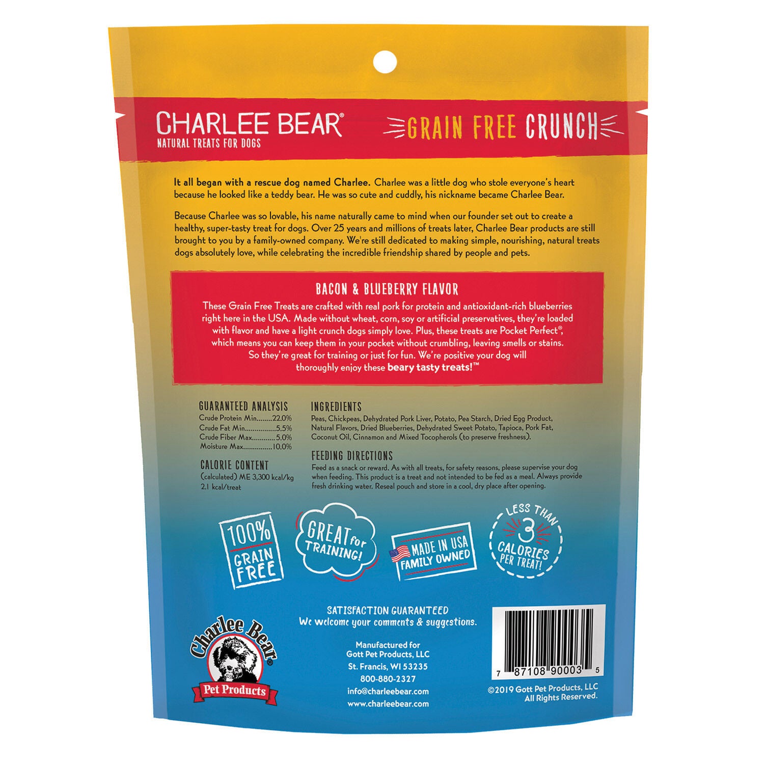 Blueberry bacon deals dog treats