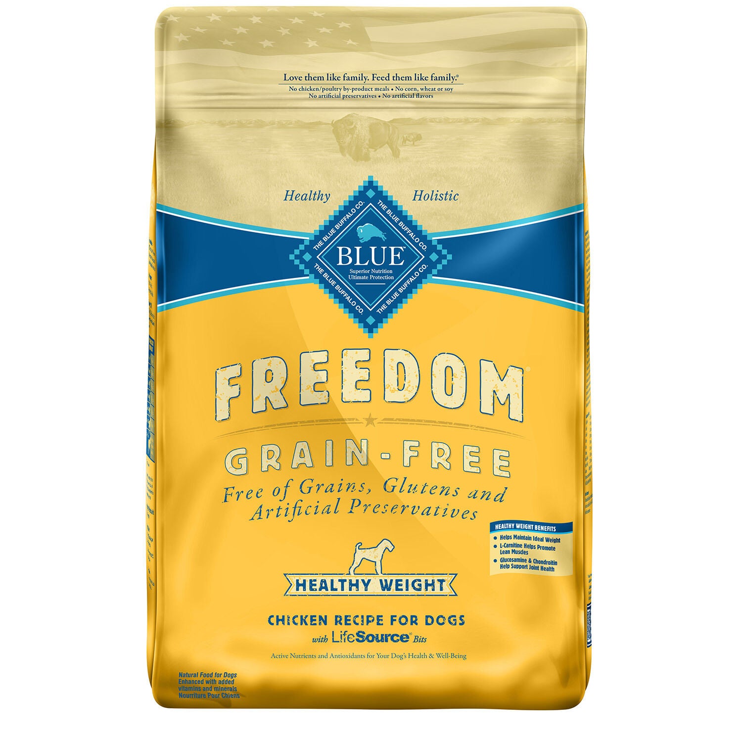 Healthy weight grain deals free dog food