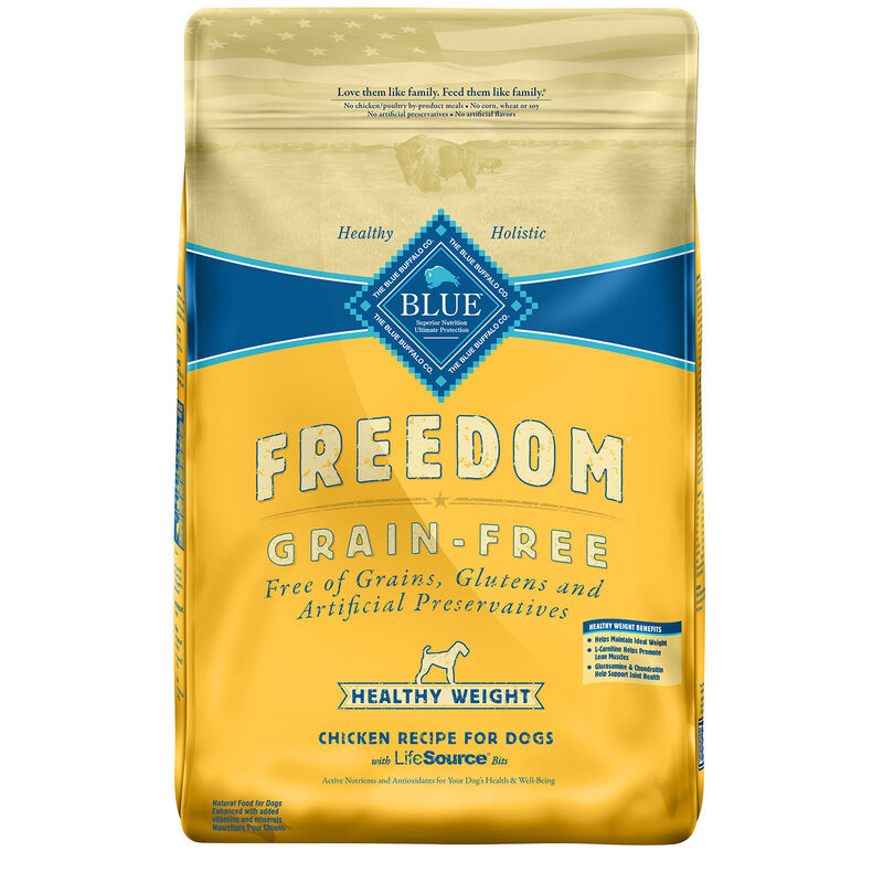 Freedom Grain Free Healthy Weight Chicken Recipe Dog Food
