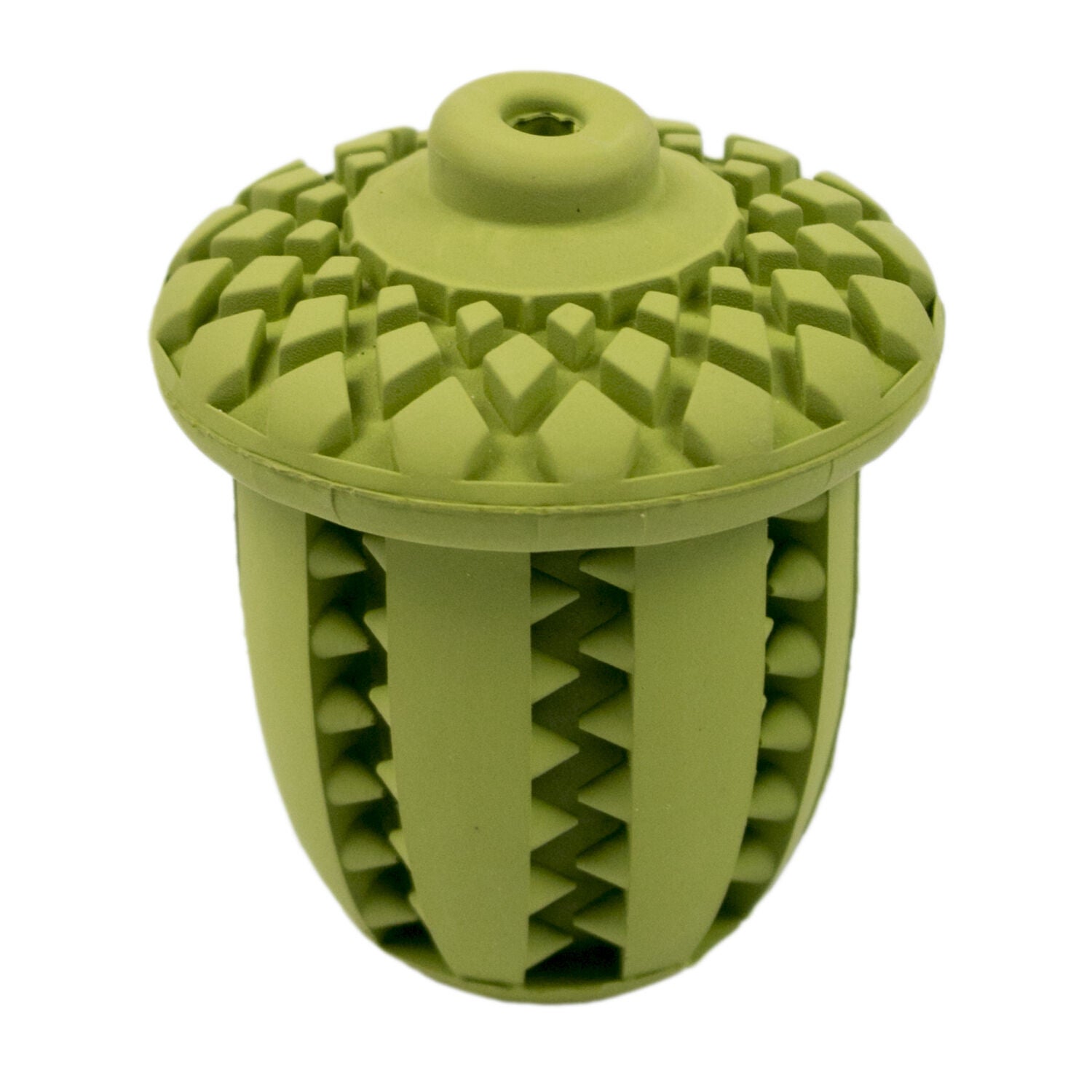 Tall Tails Natural Rubber Acorn Interactive Treat Dispensing Dog Toy, 3"