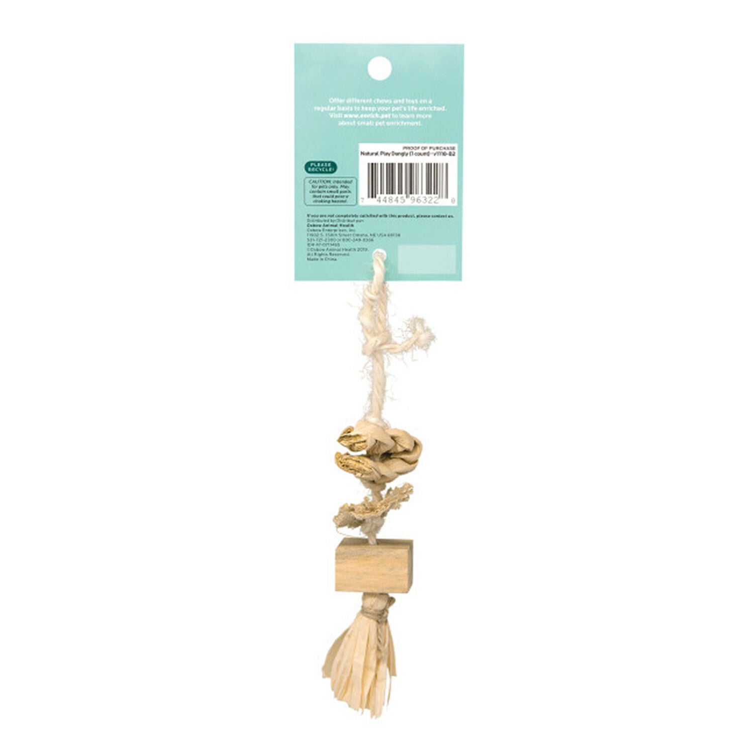 Oxbow Enriched Life Natural Play Dangly Toy For Small Animals