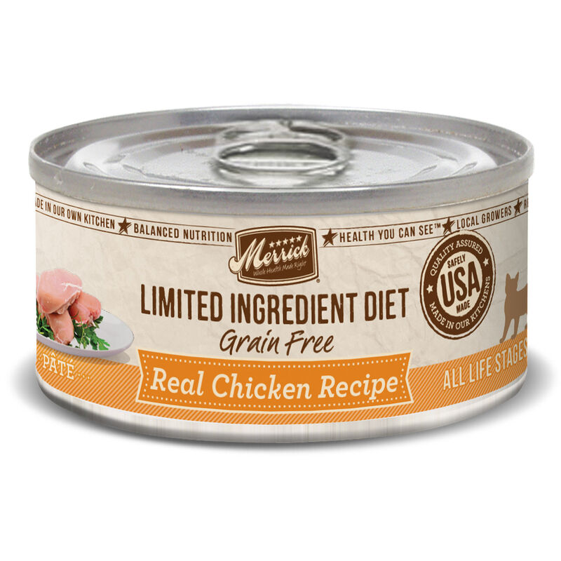 Limited Ingredient Diet Grain Free Real Chicken Recipe Pate Cat Food image number 1