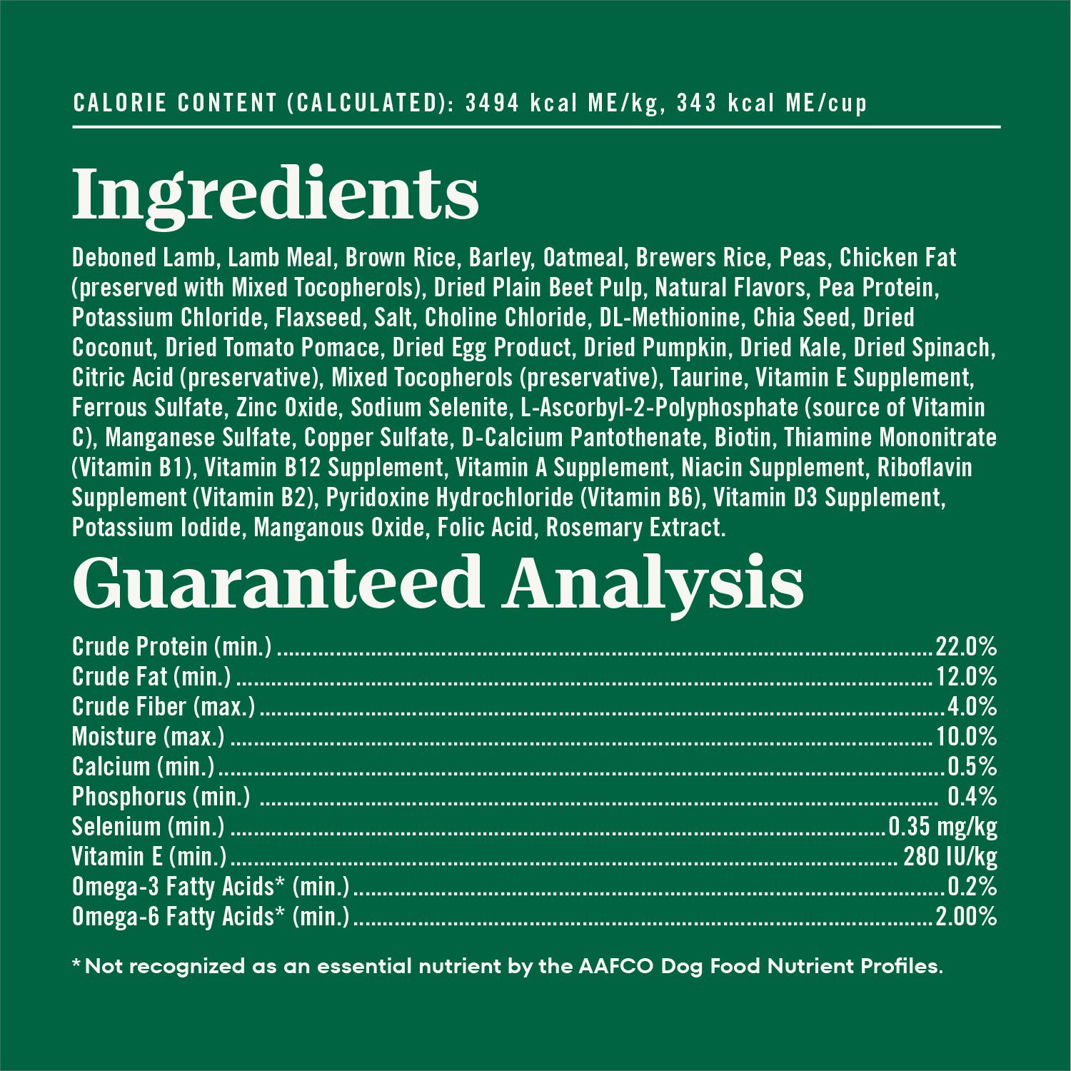 Nutro Natural Choice Adult Large Breed Lamb & Brown Rice Recipe Dry Dog Food, 30-Lb Bag
