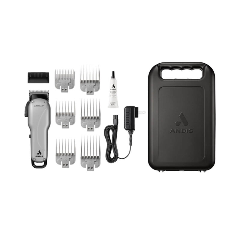 Andis Easy Clip Li Cord/Cordless Dog Clippers, 9pc Kit