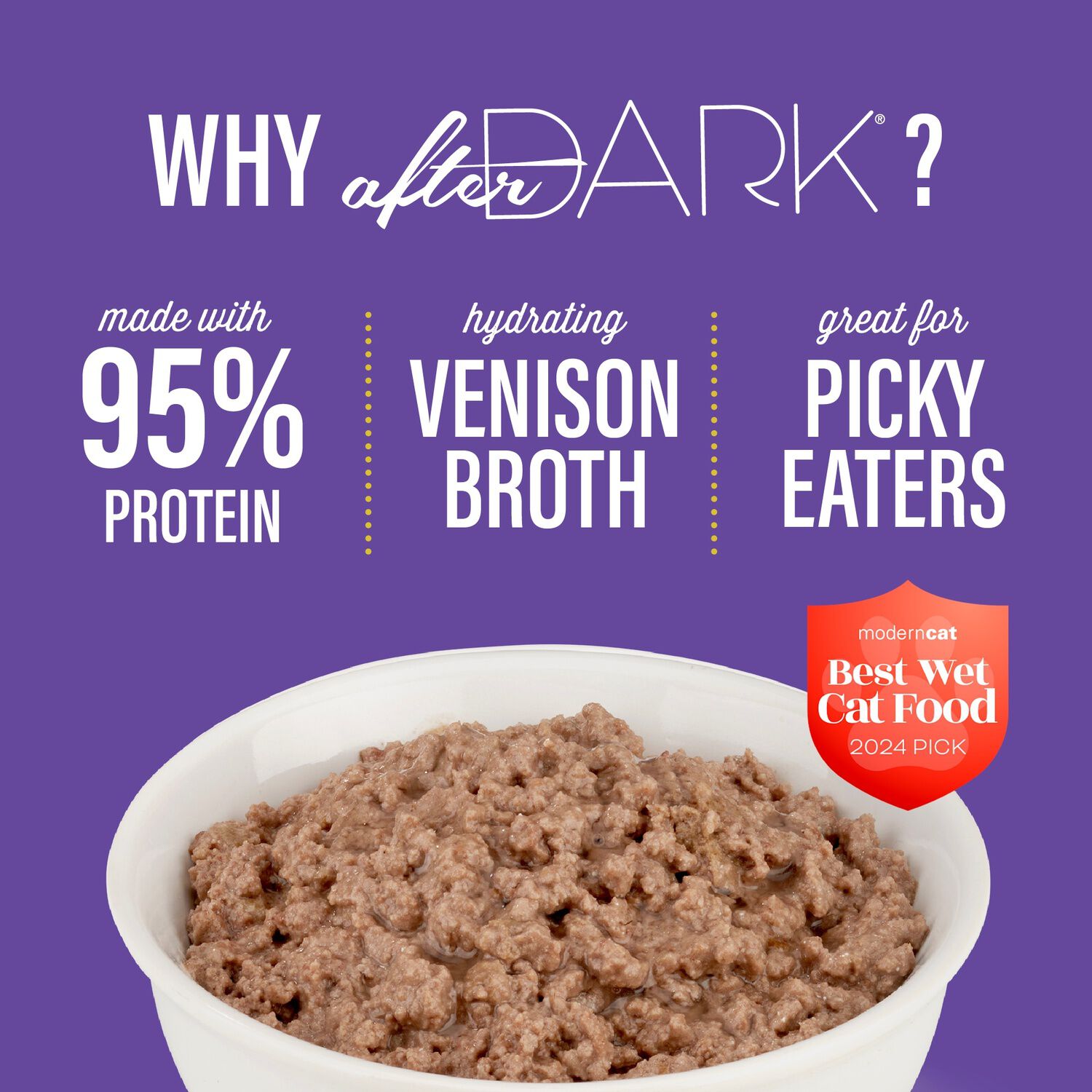 Tiki Cat After Dark Pate Wet Cat Food, Wild Venison & Beef Liver, 3-Oz. Can