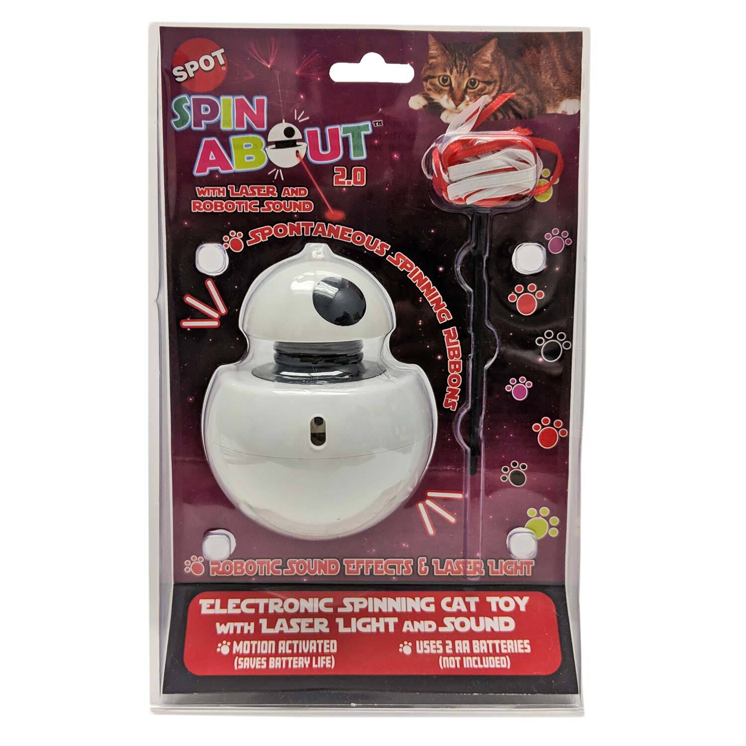 Spot Spinning Electronic Laser Cat Toy With Sound