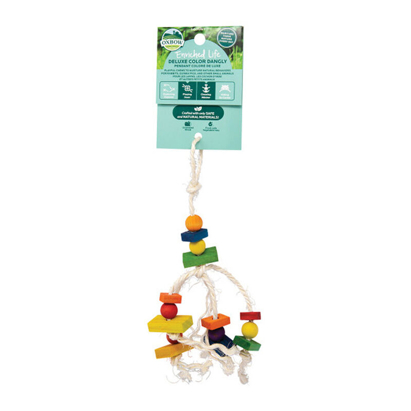 Enriched Life Deluxe Color Dangly Toy For Small Animals