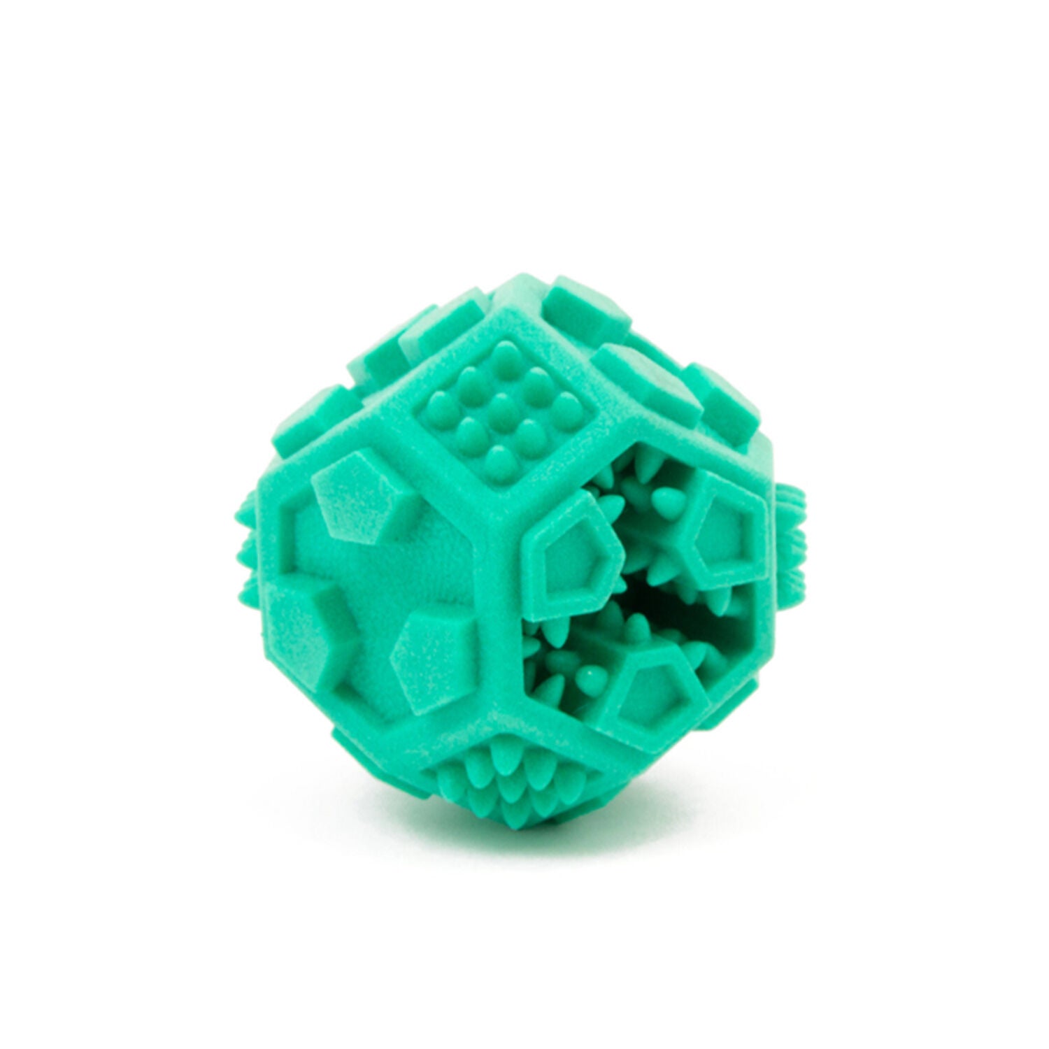 Frubba Treat Hexagon Ball Treat Dispensing Dog Toy