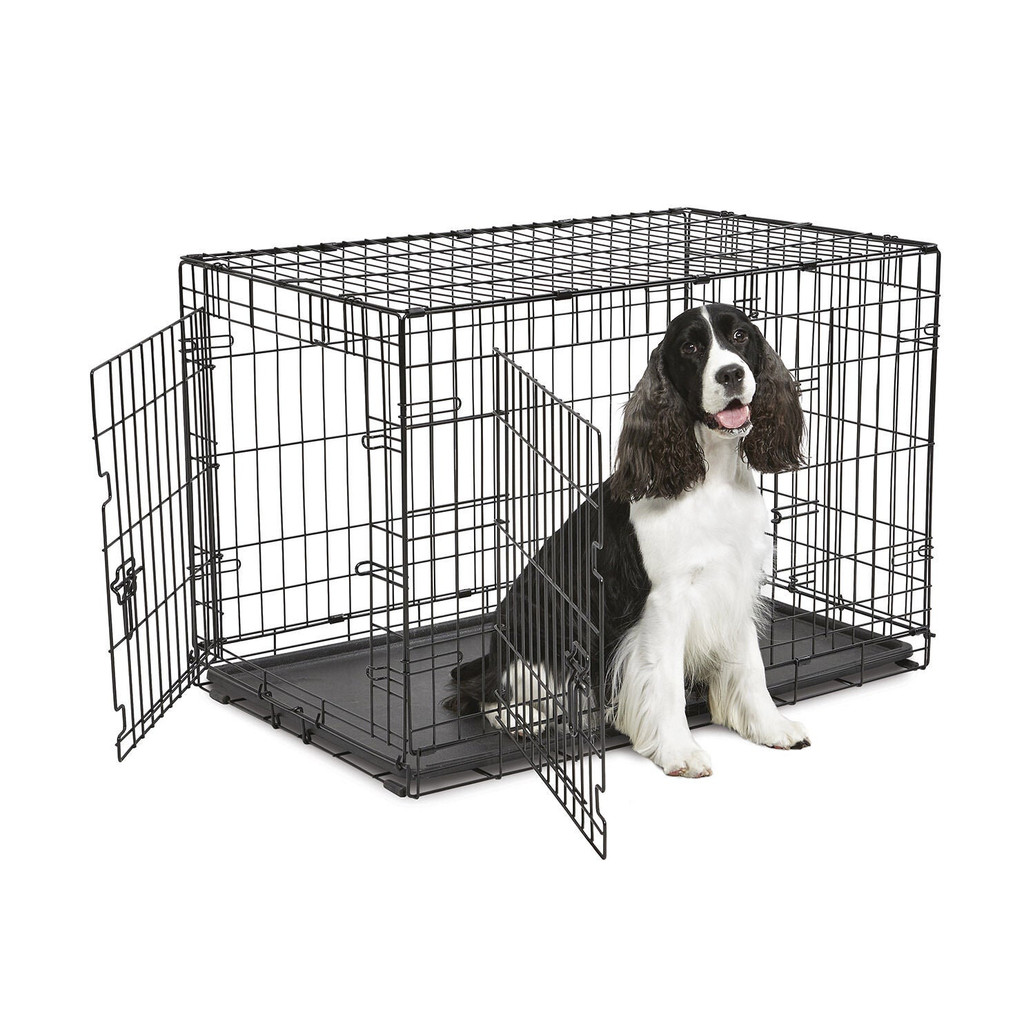 Folding double door crate sales