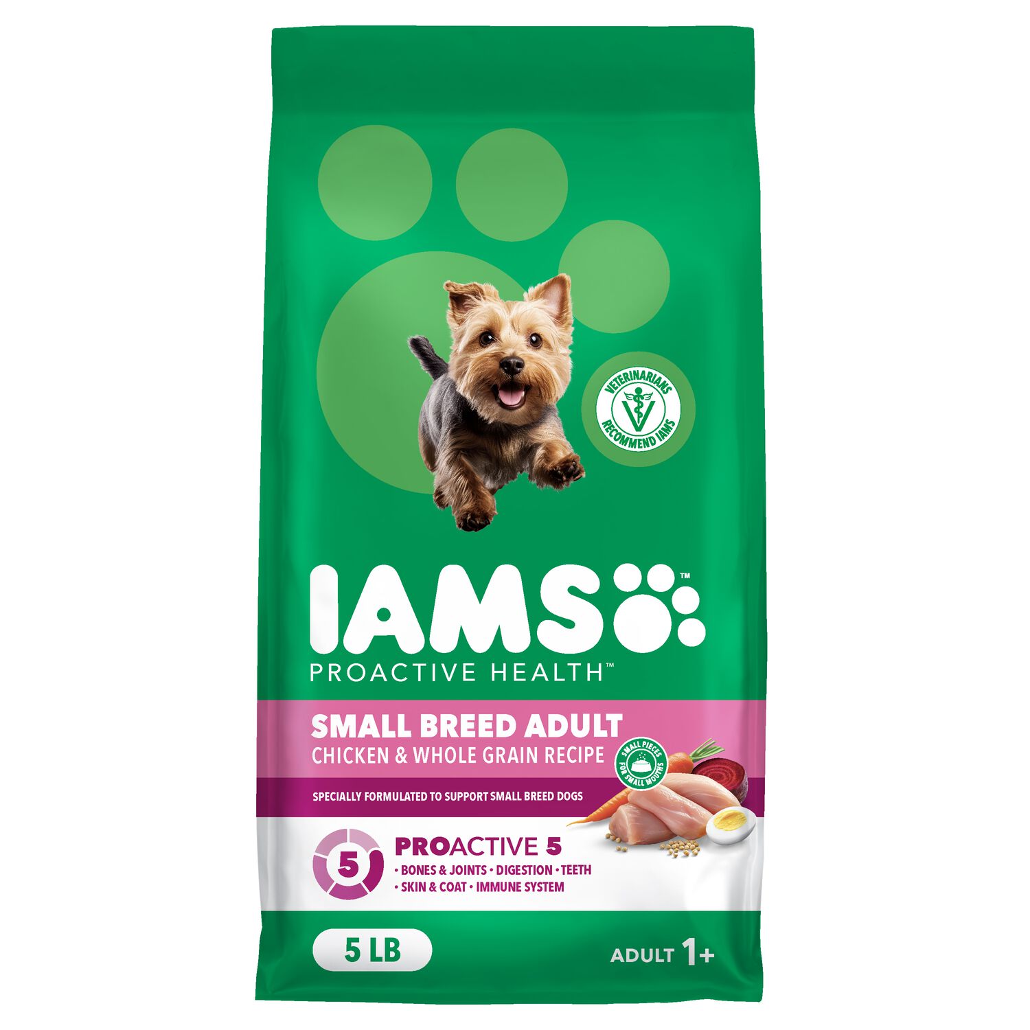 Iams Proactive Health Chicken & Whole Grains Recipe Small Breed Adult Dry Dog Food