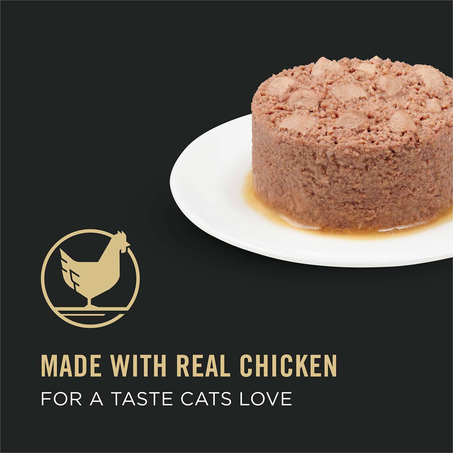 Purina Pro Plan Complete Essentials Classic Chunky Chicken Entree Adult Wet Cat Food, 3-Oz Can