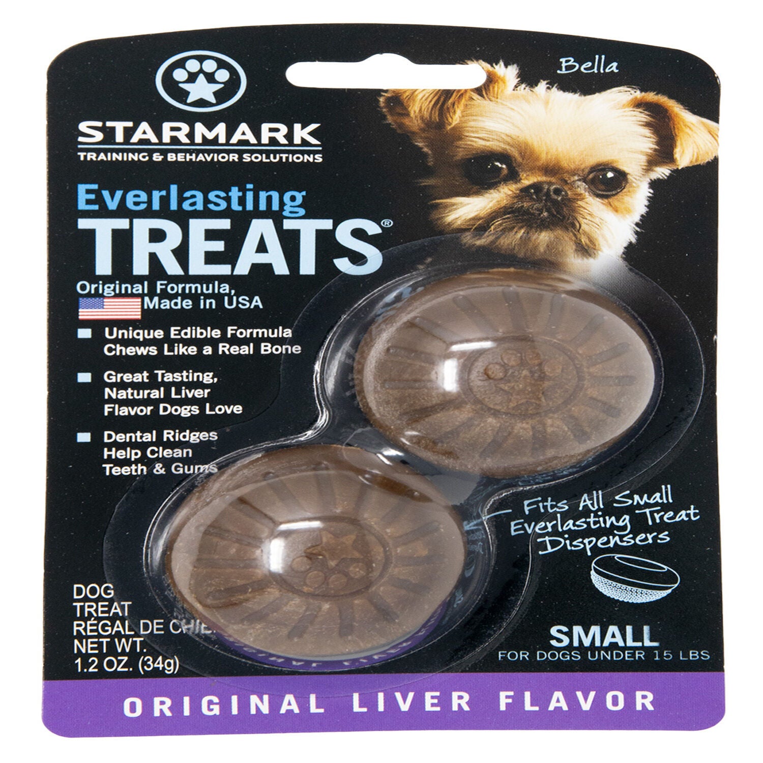 Starmark Everlasting Treats Liver Flavor Dog Dental Treats