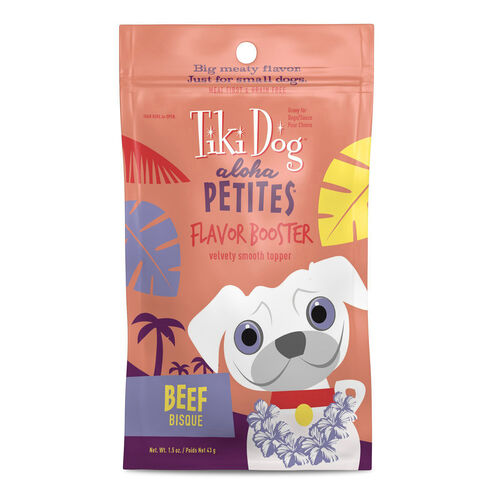 Aloha Petites Flavor Booster With Beef Dog Food