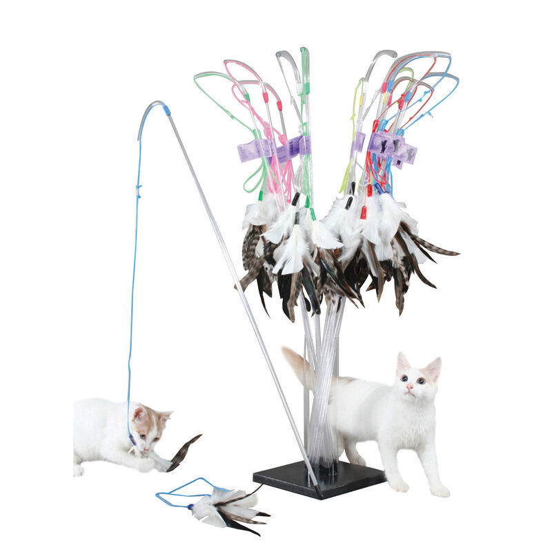 Purrfect Pet Feather Teaser Wand Cat Toy