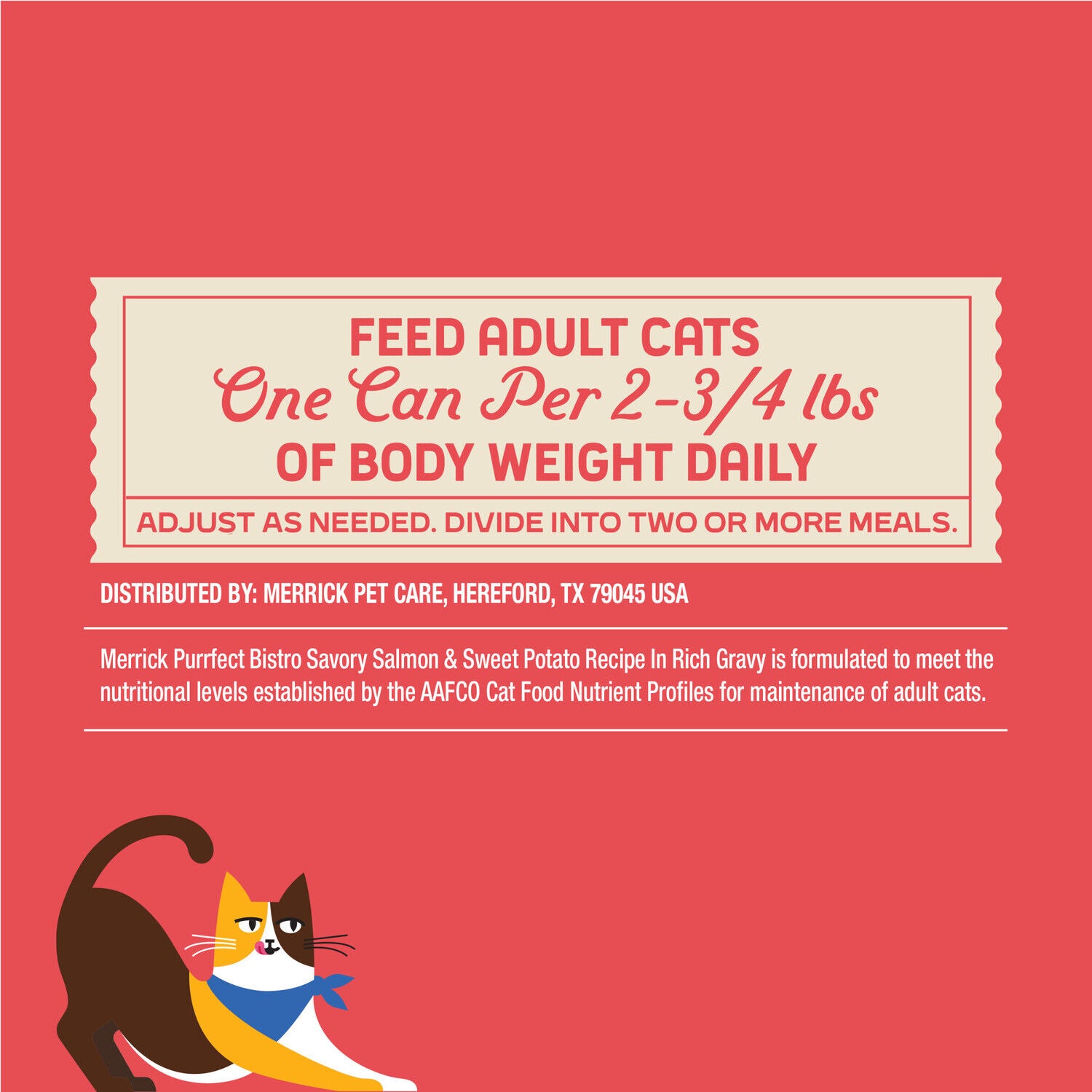 Merrick Purrfect Bistro Savory Salmon And Sweet Potato Recipe Wet Adult Cat Food In Gravy, 3 Oz. - 24 Pack