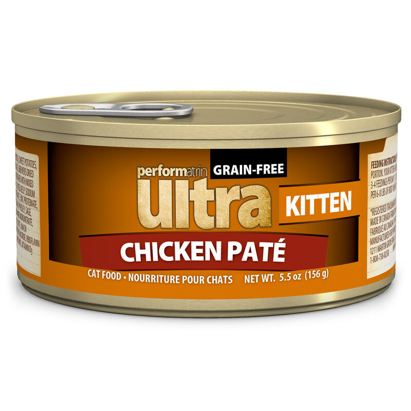 Performatrin Ultra Grain Free Chicken Pate Wet Cat Food For Kittens