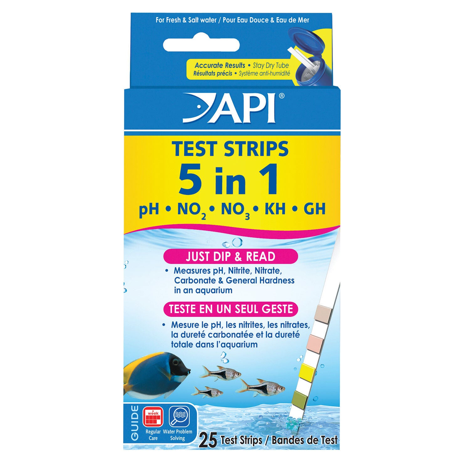 Api 5 In 1 Aquarium Test Strips