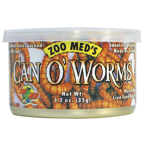 Can O' Worms (300 Worms Per Can) Reptile Food