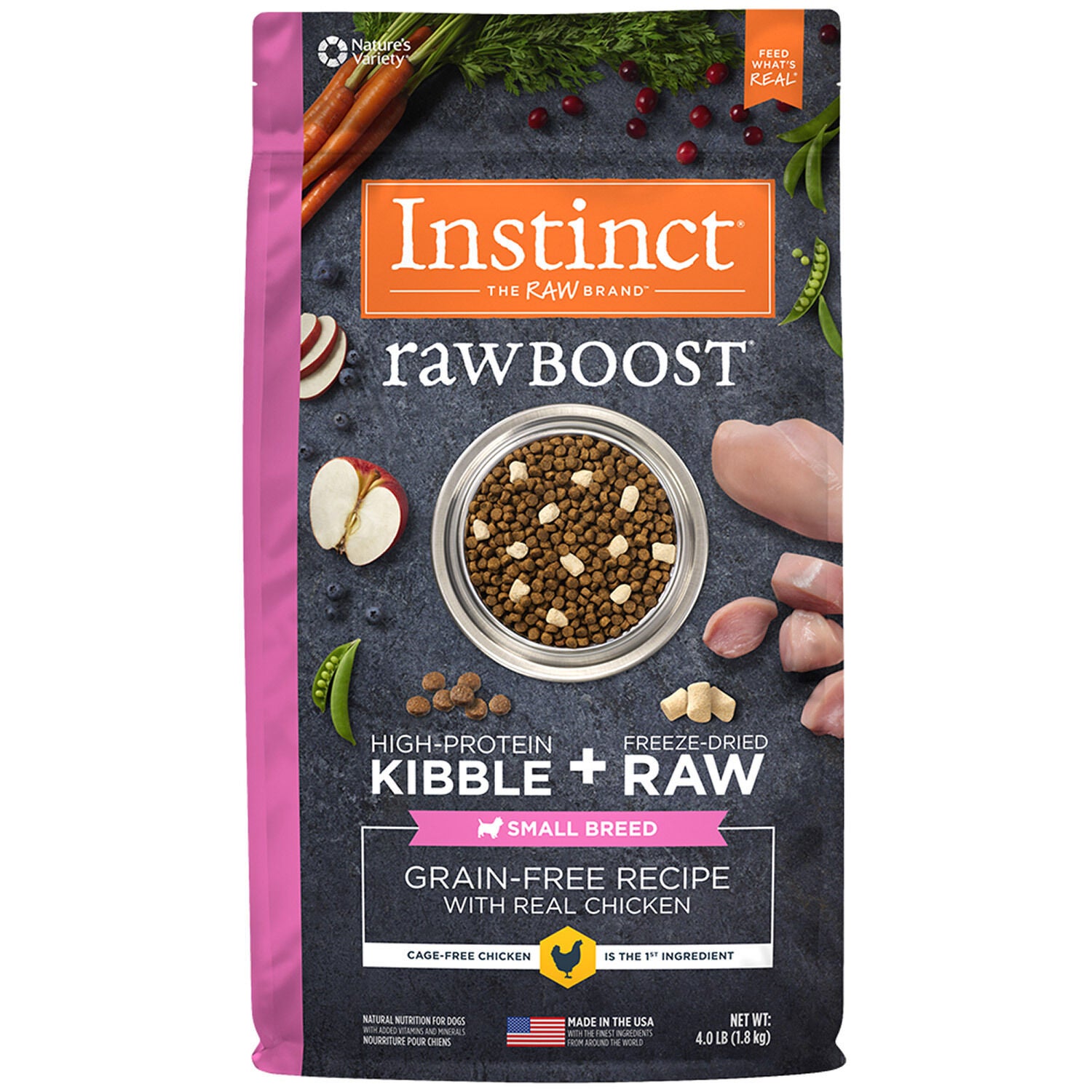 Instinct Grain-Free Small Breed Chicken Recipe Dry Dog Food Pet