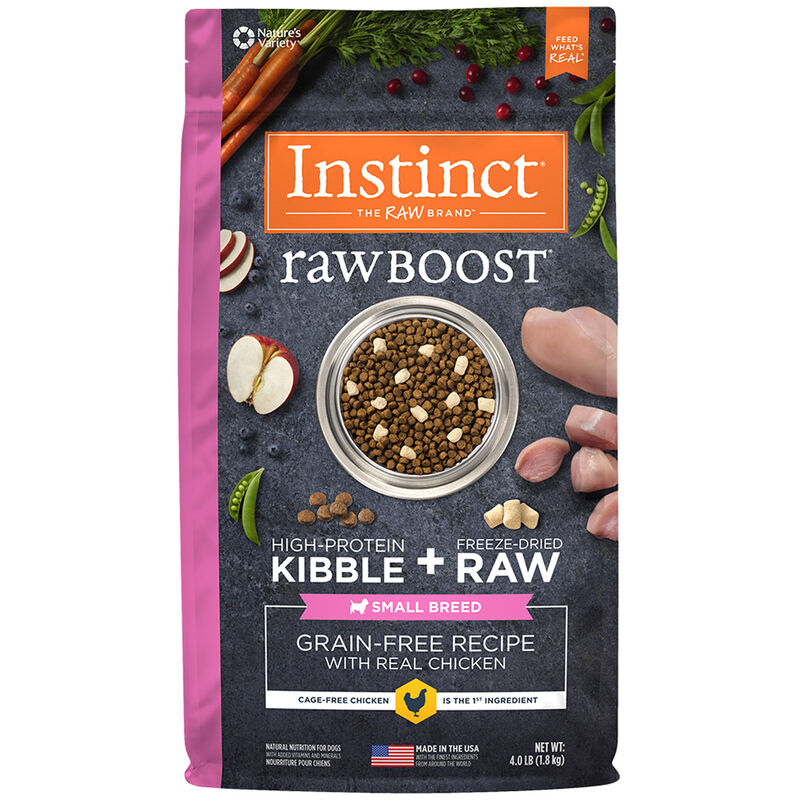 Instinct Grain Free Raw Boost Small Breed Recipe With Real Chicken Dog Food
