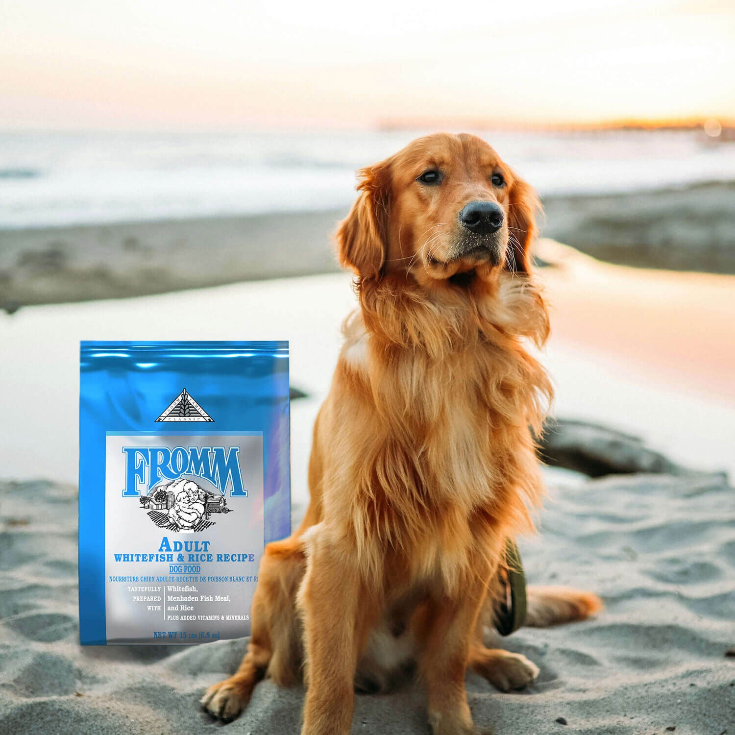 Fromm Classic Adult Whitefish & Rice Recipe Dry Dog Food, 30Lbs