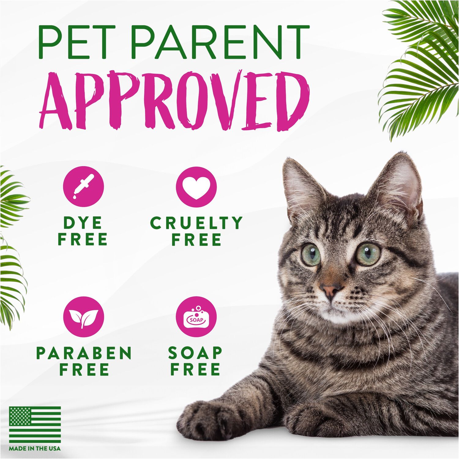 Tropiclean Deep Cleansing Waterless Cat Shampoo, Berry & Coconut Scent, 7.4Oz