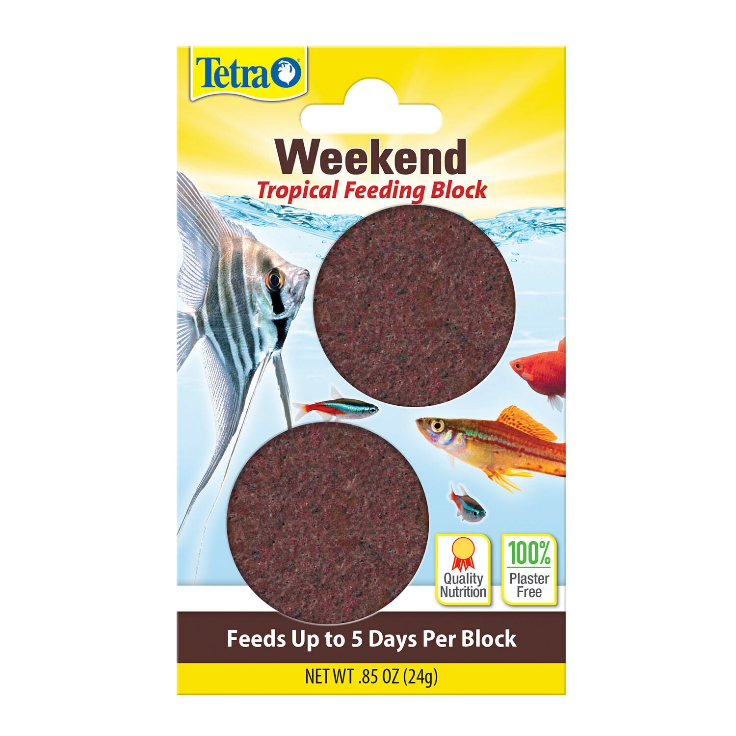 Tropical fish feeding deals blocks