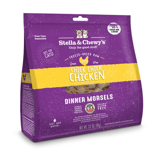 Cat Freeze Dried Chick Chick Chicken Dinner Morsels Cat Food