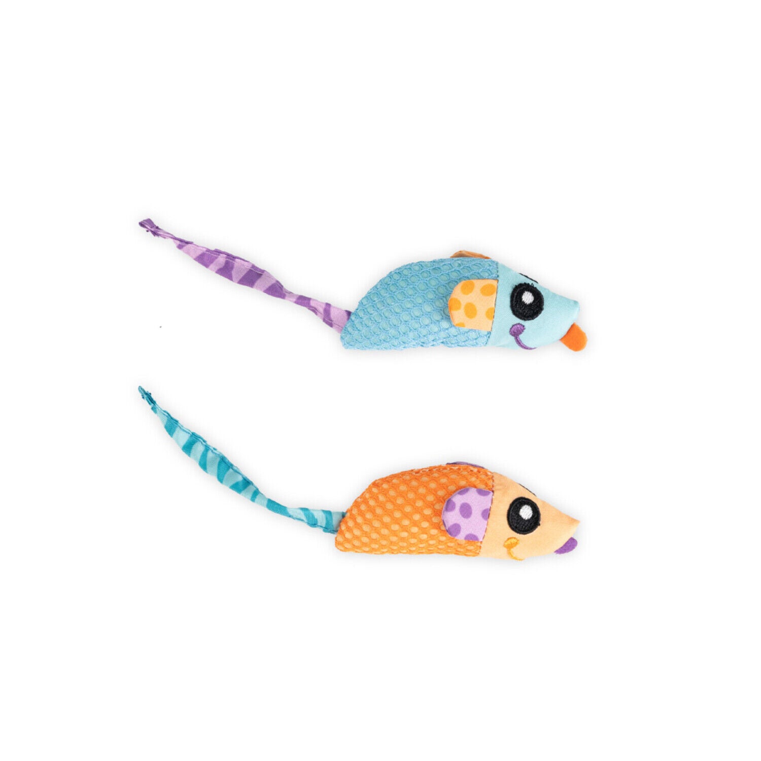 Catstages Catnip Dental Chews Mice Cat Toys - Multipack