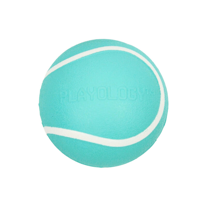 All Natural Peanut Butter Scented Squeaky Chew Ball Dog Toy image number 2