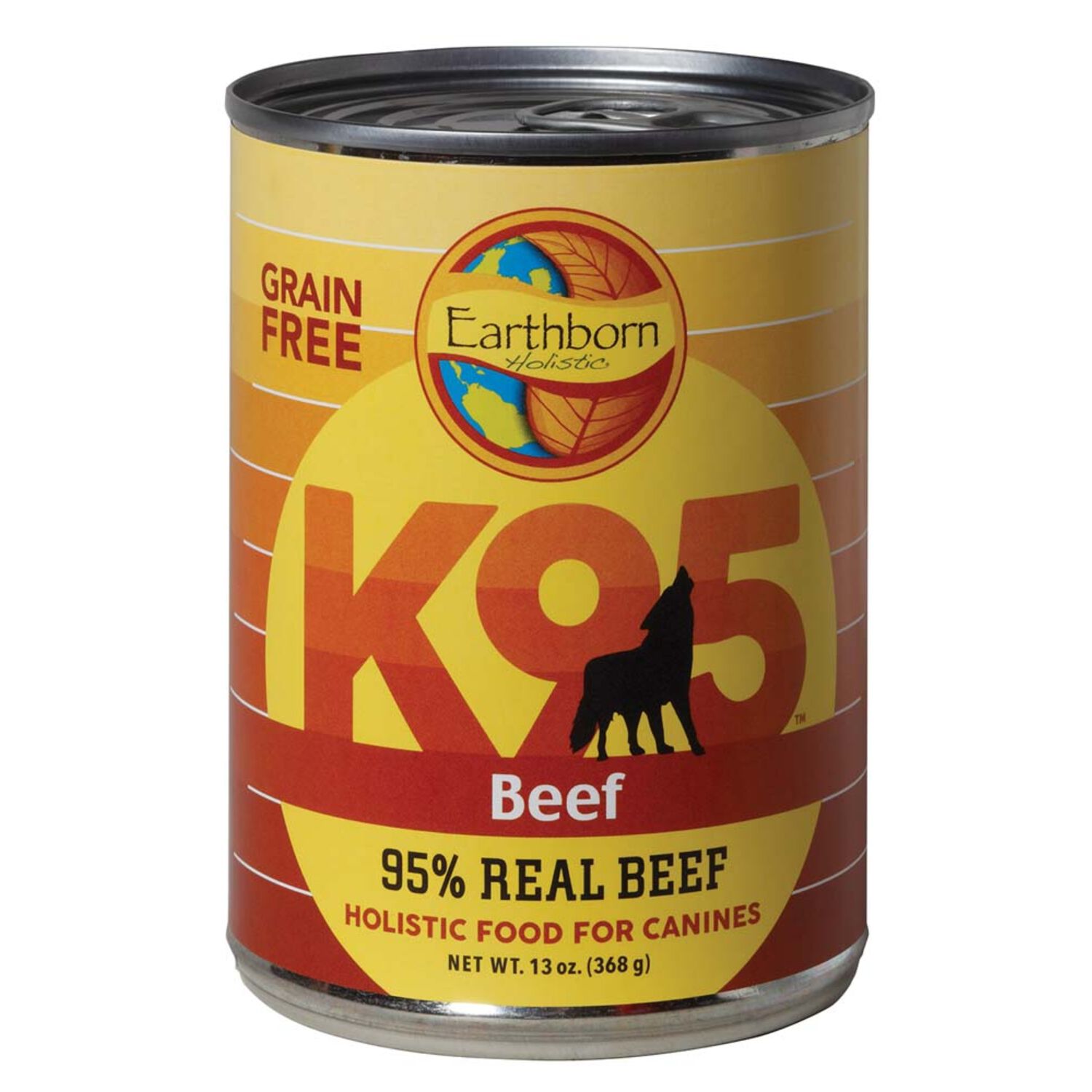 Earthborn Holistic K95 Grain Free Beef Recipe Canned Wet Dog Food, 13-Oz Pack Of 12