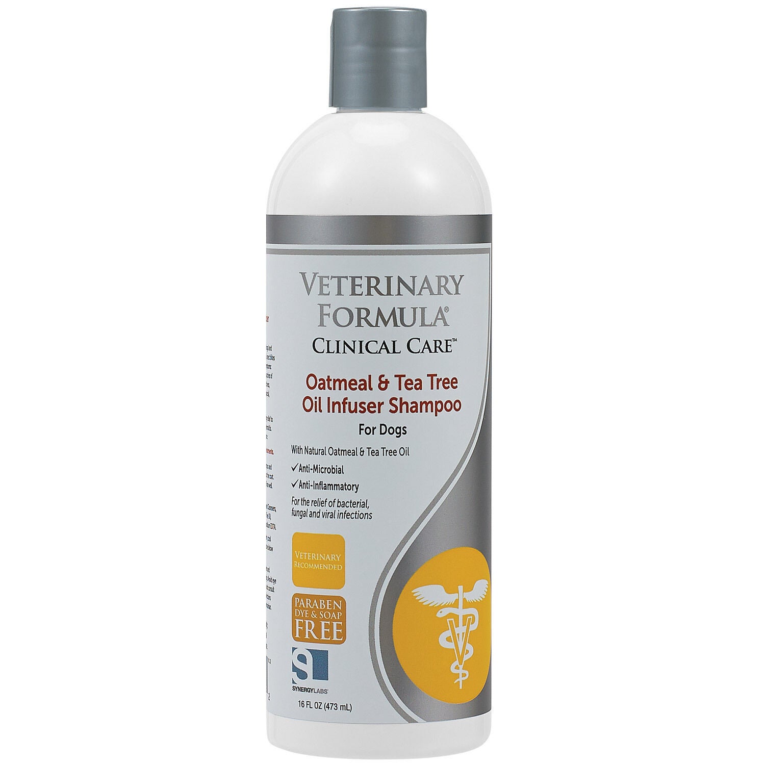 Veterinary Formula Clinical Care Dog Shampoo With Oatmeal And Tea Tree Oil 16 Oz Fast Acting Gentle Medicated Shampoo For Dogs To Treat Fungal Bacterial And Viral Skin Infections 17oz Pet Supermarket