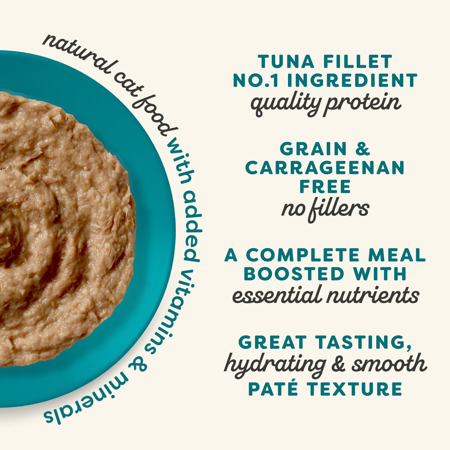 Applaws&trade; Vitality Natural Adult Wet Cat Food With Added Vitamins & Minerals, Tuna Fillet & Mackerel P&acirc;t&eacute; Recipe In Broth, 2.47-Oz