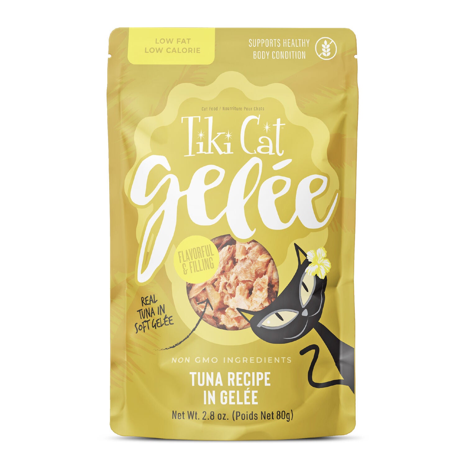 Tiki Cat Gelee Wet Cat Food, Tuna, 2.8 Oz. Pouch