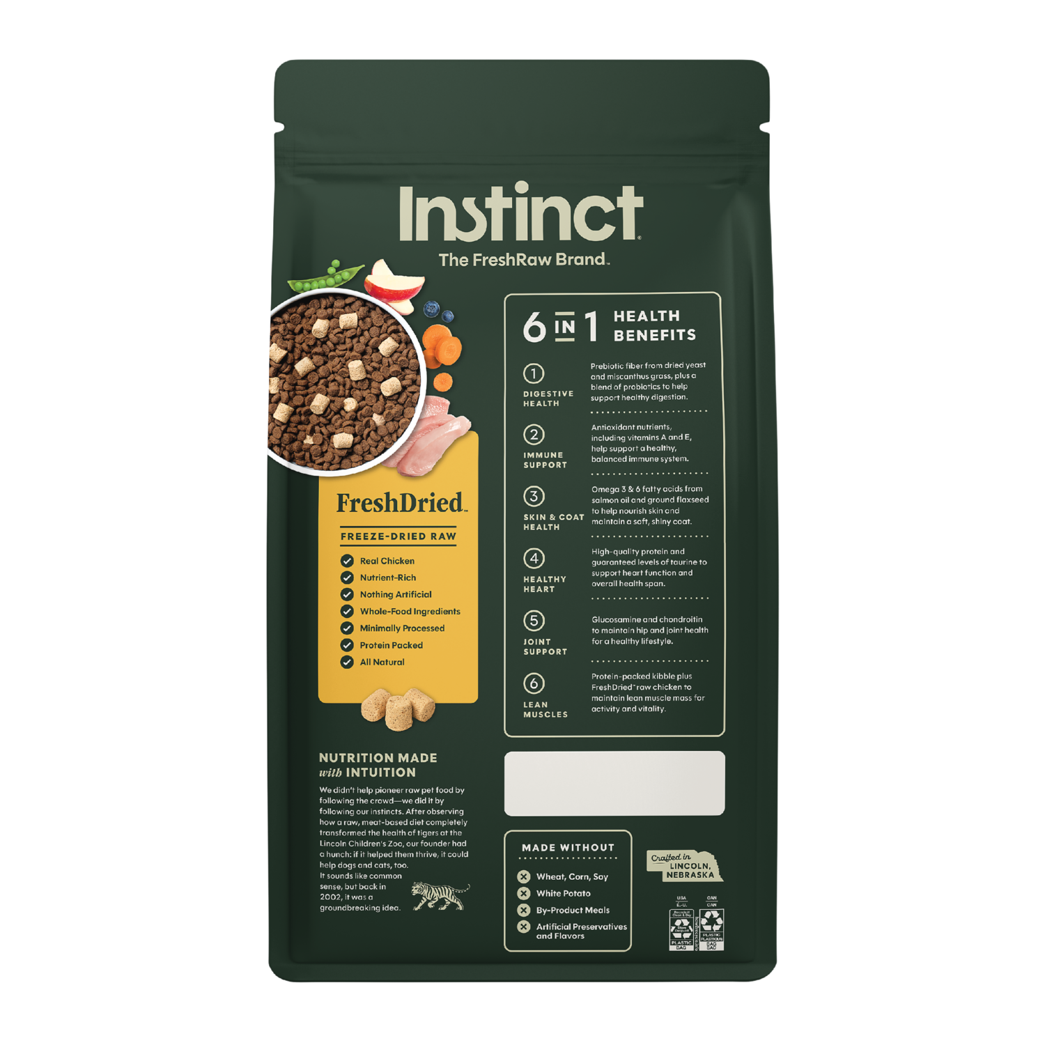 Instinct Raw Boost Grain-Free Recipe With Freeze-Dried Raw Chicken Dry Dog Food, 3.5-Lb