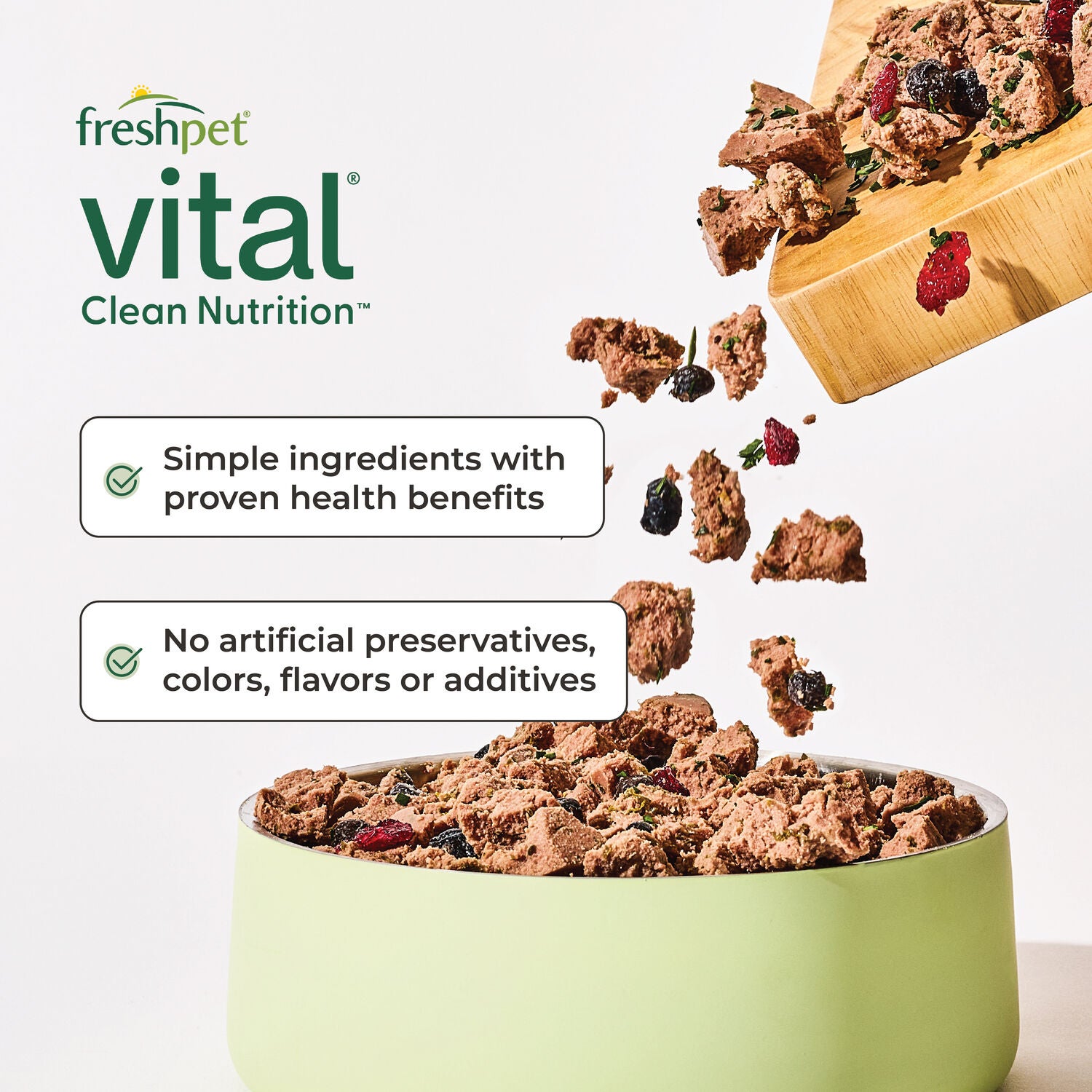 Freshpet Vital Clean Nutrition Fresh Dog Food, Chicken Recipe,  6-Lb Roll