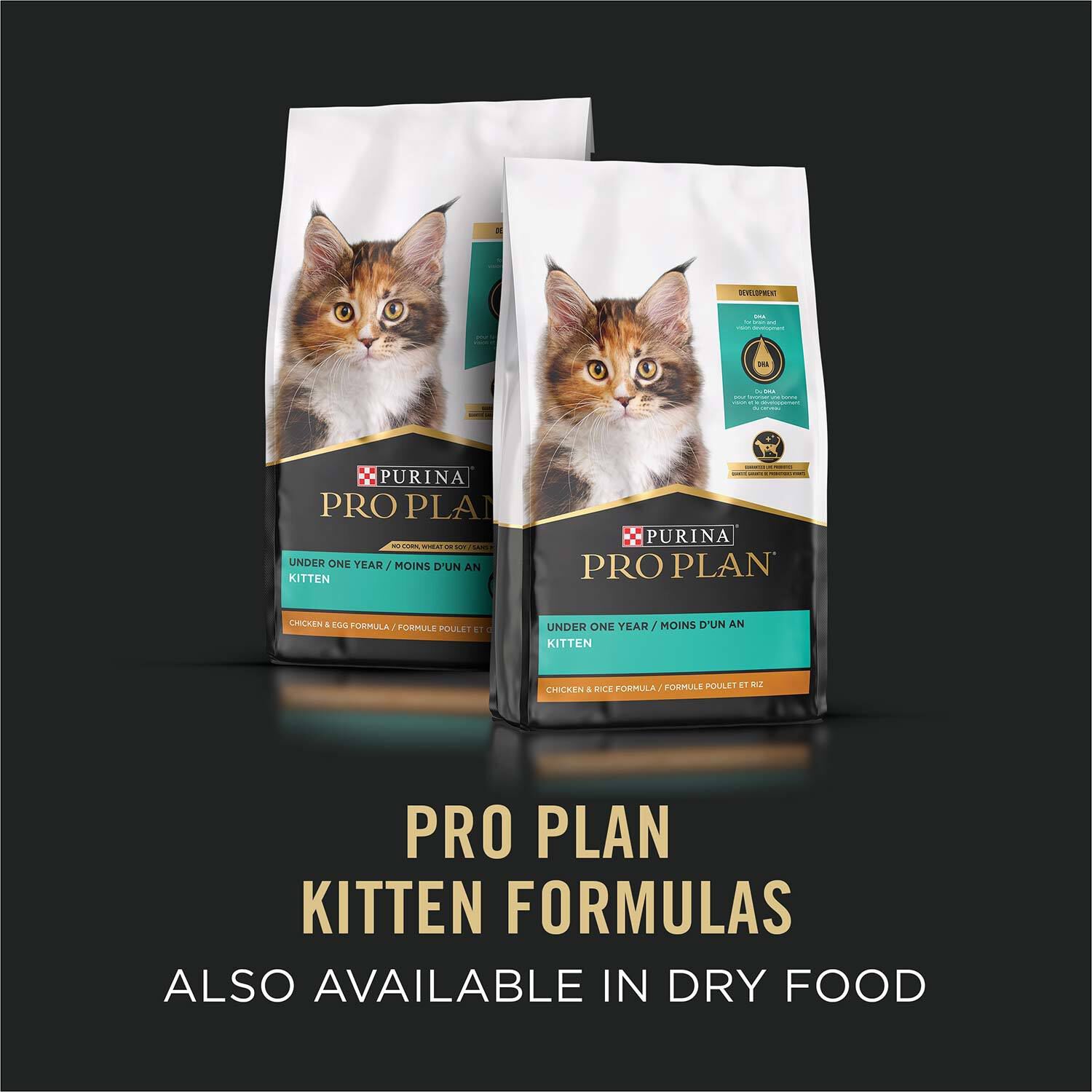 Purina Pro Plan Focus Kitten Classic Chicken & Liver Entree Cat Food, 3-Oz Can Pack Of 24