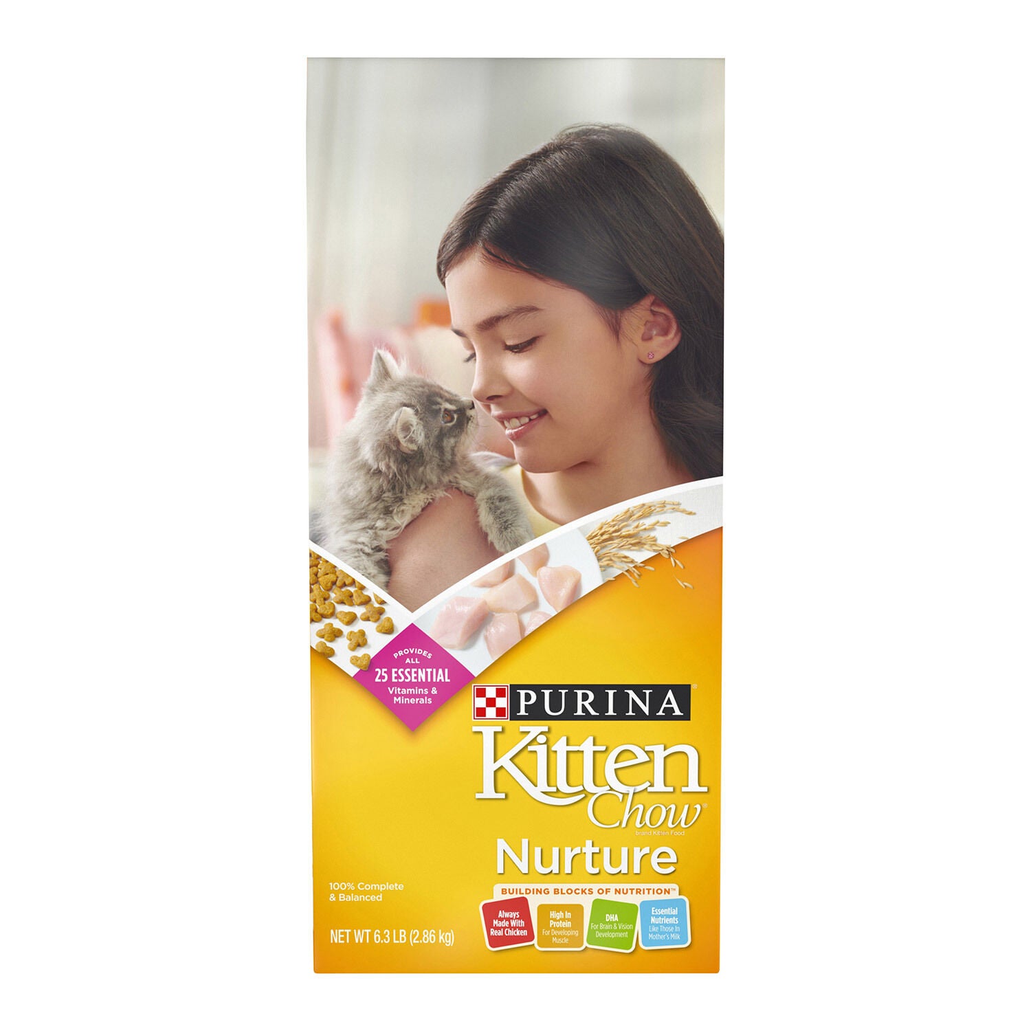 Purina kitten chow nurture dry top cat food