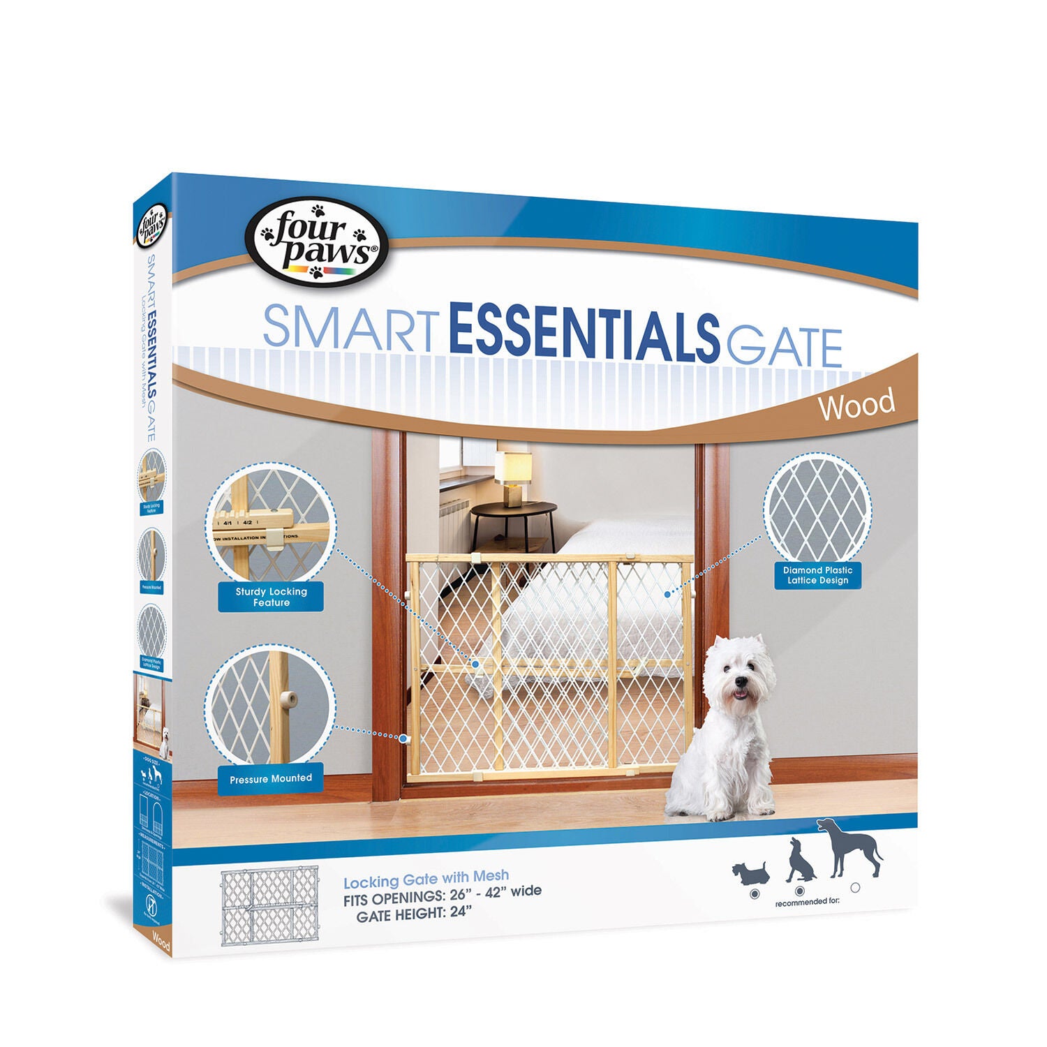 Four paws smart folding gate deals