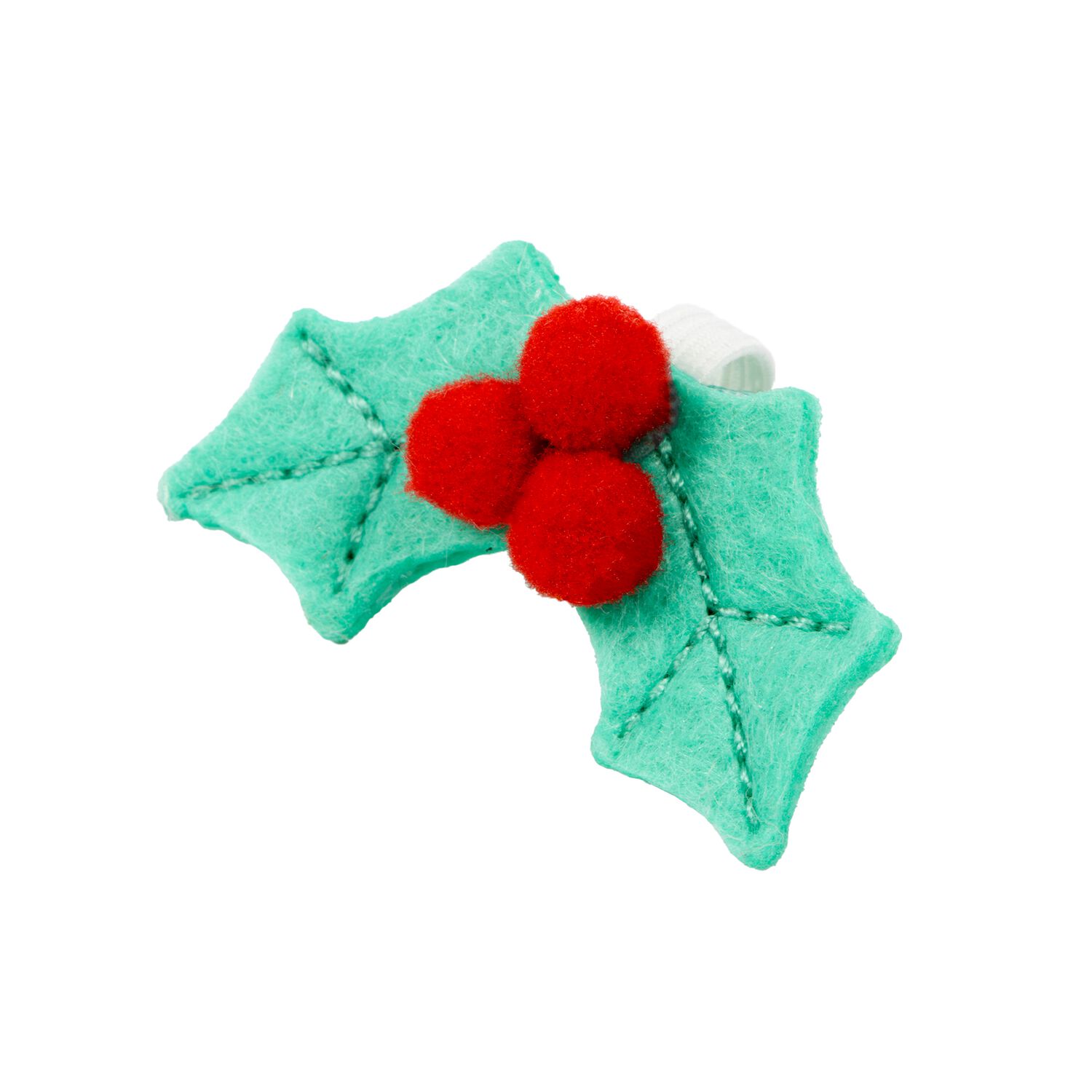 Aristopet Holiday Holy Green & Red Pom Dog Collar Slider Accessory, Medium/Large